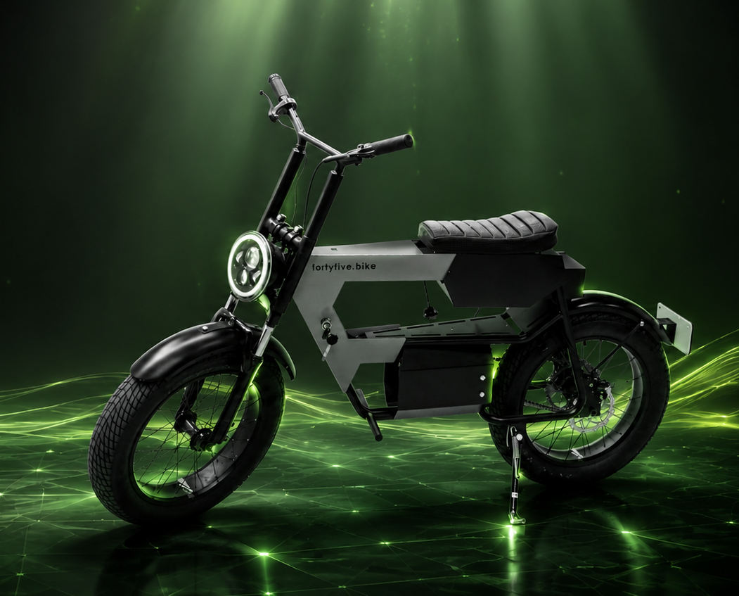 45.Bike — 4130 Chromoly Steel frame and fat-tyre electric platform